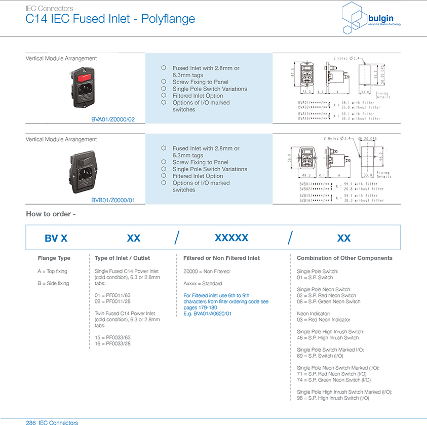BVA01-Z0000-02垂直电源接入?？檠⌒? width=